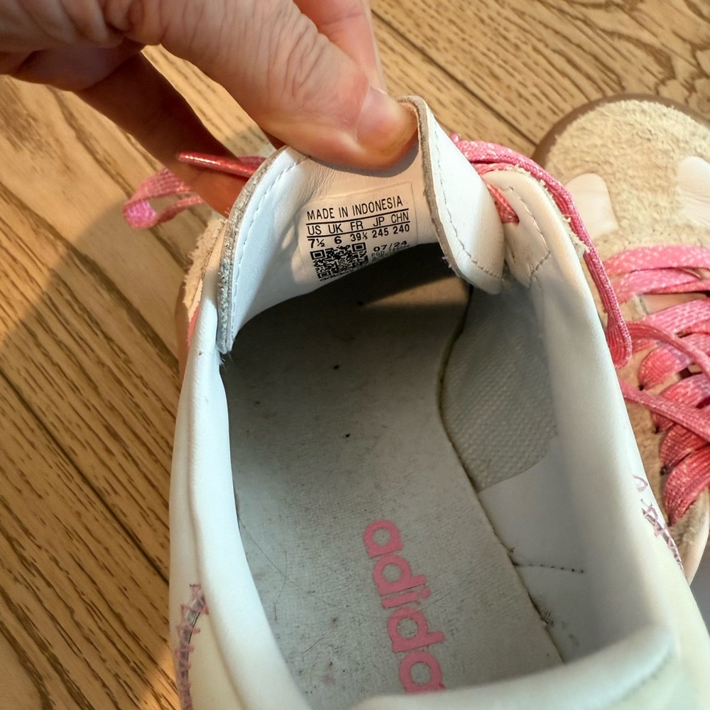 Adidas Sambae Cloud White/Bliss Pink - Picture 3 of 3